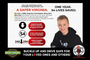 **NEW!** King Foundation postcard #2 - One-year anniversary stats